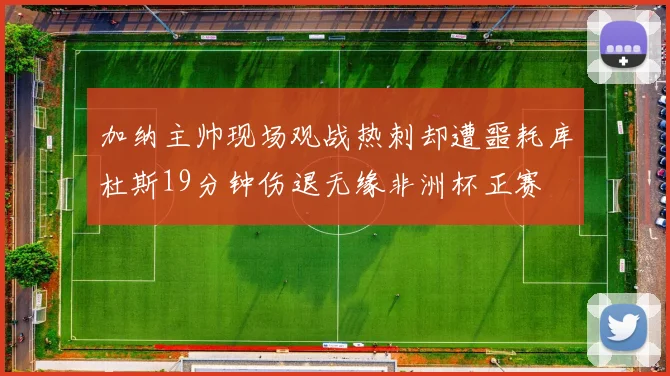 加纳主帅现场观战热刺却遭噩耗库杜斯19分钟伤退无缘非洲杯正赛